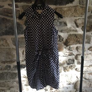 Michael Kors button down tie front shirtdress